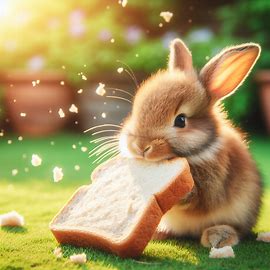 can rabbits eat bread