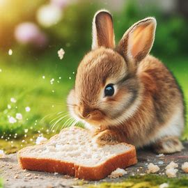 can rabbits eat bread